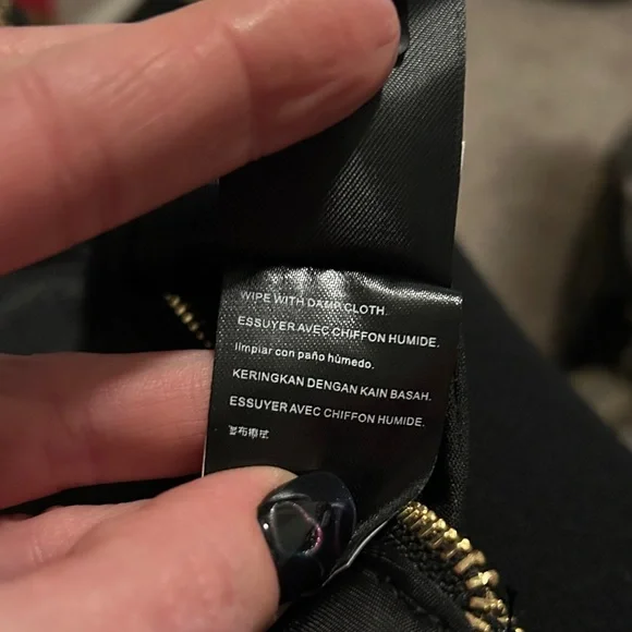 Valentino Black Crossbody Bag with Gold Accents - Picture 8 of 8